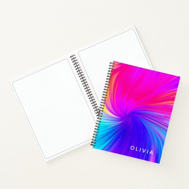 Cuaderno Vibrant Color Aesthetic Pattern (Interior)
