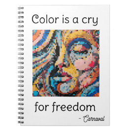 Cuaderno Vibrant Pixel Celebration