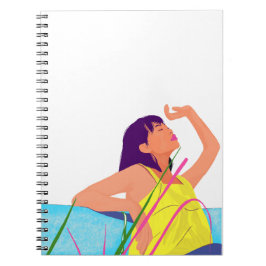 Cuaderno Vibrant Summer Girl Notebook – Colour Pop Art 