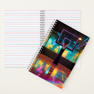 Cuaderno Vibrante Bloc de notas en espiral de baloncesto