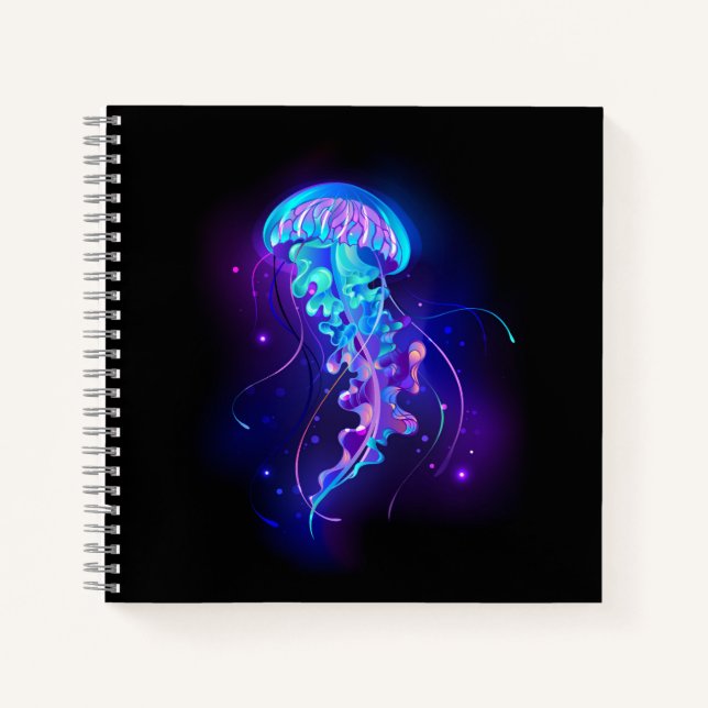 Cuaderno Vibrante color Glustre medusas (Anverso)