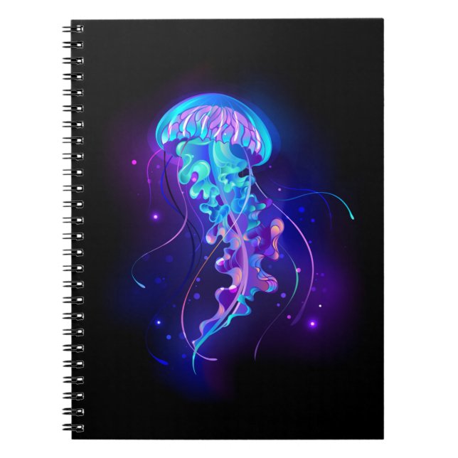 Cuaderno Vibrante color Glustre medusas (Frente)