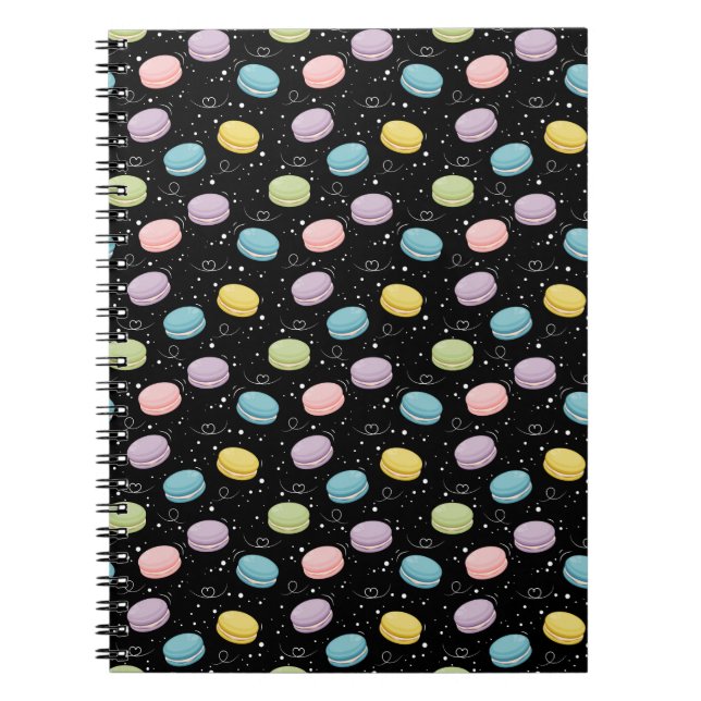 Cuaderno Vibrante deslumbramiento de Macarons (Frente)