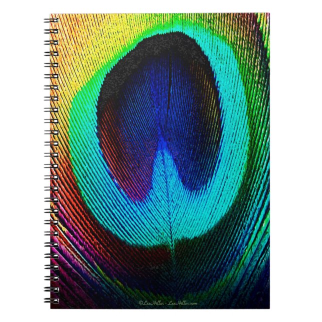 Cuaderno Vibrante Feather Peacock (Frente)