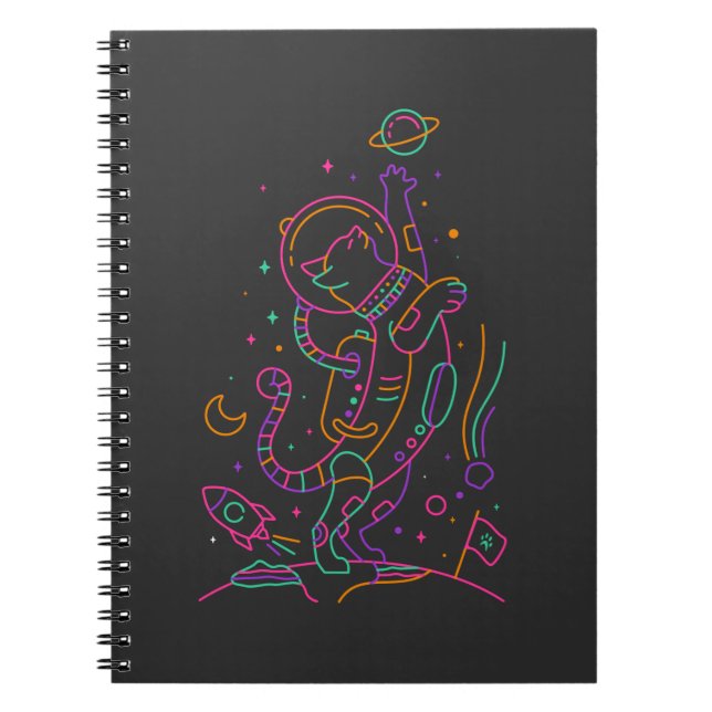 Cuaderno Vibrante Gato Astro (Frente)