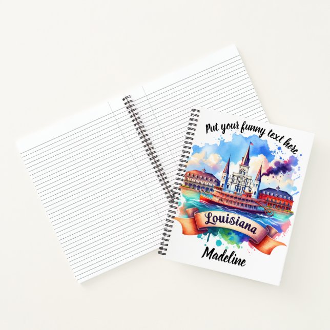 Cuaderno Vibrante Louisiana acuarela (Interior)