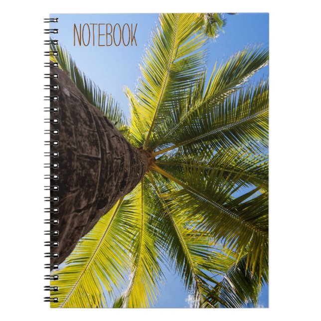 Cuaderno Vibrante palmera exótica (Frente)