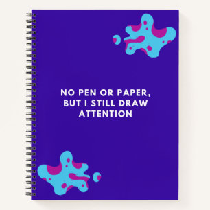 Cuaderno Vibrantes Citas De Ahorro De Moda Para El Azul Ado