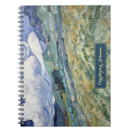 Cuaderno Vicente Van Gogh Landscape Vintage Art Monogramado