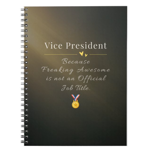 Cuaderno Vicepresidente (Frente)