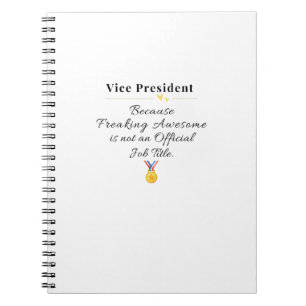 Cuaderno Vicepresidente