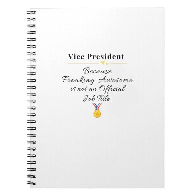 Cuaderno Vicepresidente (Frente)
