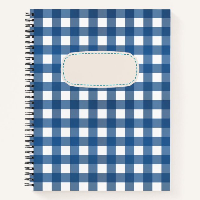 Cuaderno Vichy Bleu marine (Anverso)