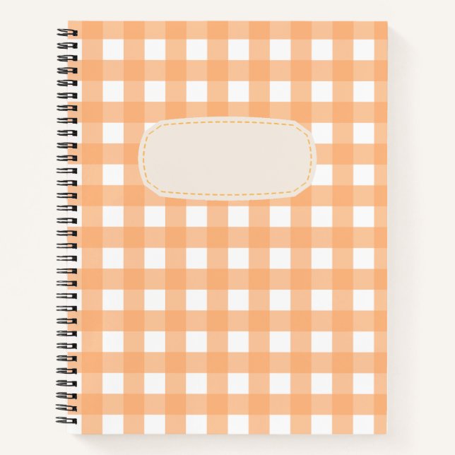 Cuaderno Vichy Orange clair (Anverso)