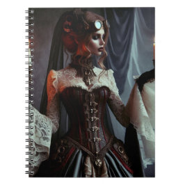 Cuaderno Victoria Gothic Steampunk Elegant Lady