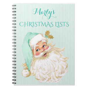 Cuaderno Victorian Papá Noel del vintage para hacer el