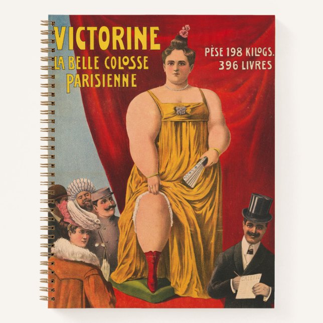 Cuaderno Victorine, La bella mujer parisina grande (Anverso)