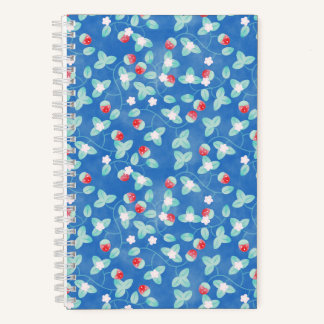 Cuaderno Vid azul de fresa