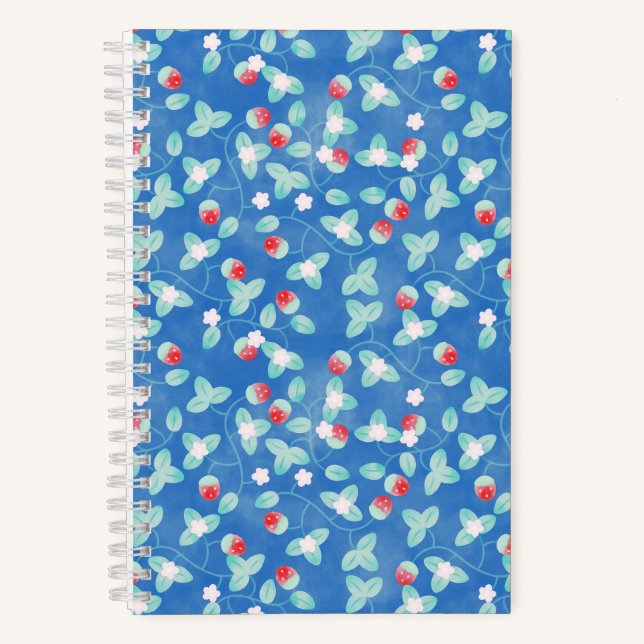 Cuaderno Vid azul de fresa (Anverso)