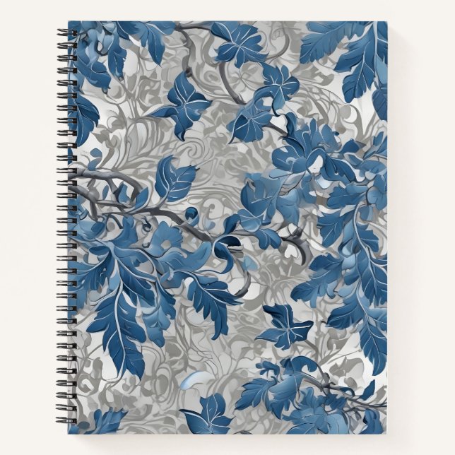 Cuaderno Vid en Plata y Azul (Anverso)