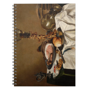 Cuaderno Vida con jamón, libros y naves ornamentales