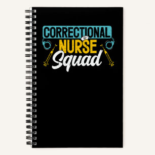 Cuaderno Vida de enfermera correccional Cárcel Prisión Corr