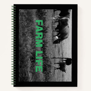 Cuaderno Vida de granja, familia de vacas
