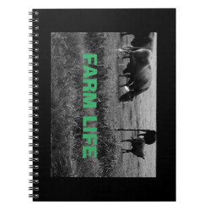 Cuaderno Vida de granja, familia de vacas