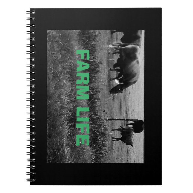 Cuaderno Vida de granja, familia de vacas (Frente)