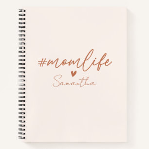 Cuaderno Vida de mamá - Diseño de encanto rústico