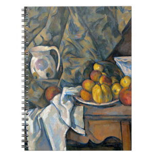 Cuaderno Vida de Paul Cezanne el   aún con las manzanas y