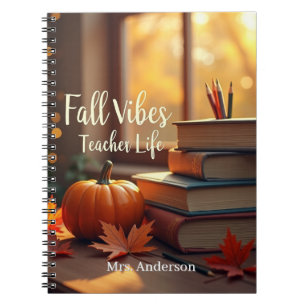 Cuaderno Vida de profesor personalizada de los vídeos otoña