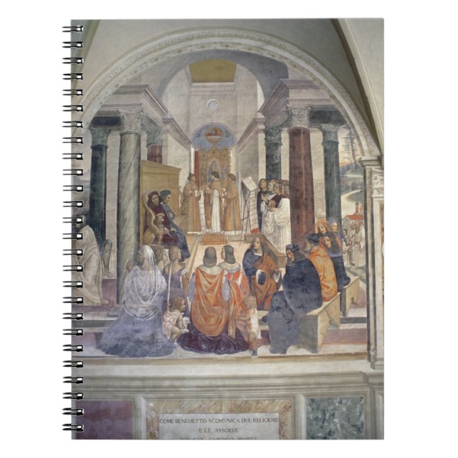 Cuaderno Vida de St. Benedicto (fresco) (detalle) (Frente)