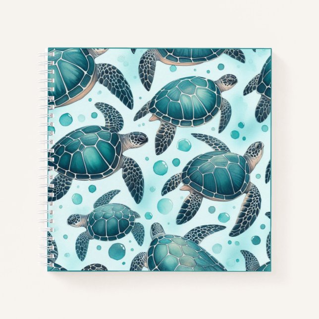 Cuaderno Vida de tortuga marina (Anverso)
