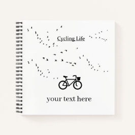 Cuaderno Vida en bicicleta, libre como ave
