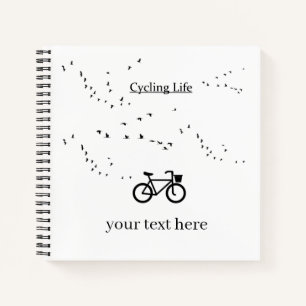 Cuaderno Vida en bicicleta, libre como ave