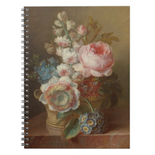 Cuaderno Vida fija con flores - Cornelis van Spaendonck