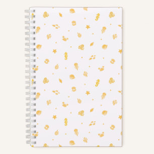 Cuaderno Vida Marina Blanca