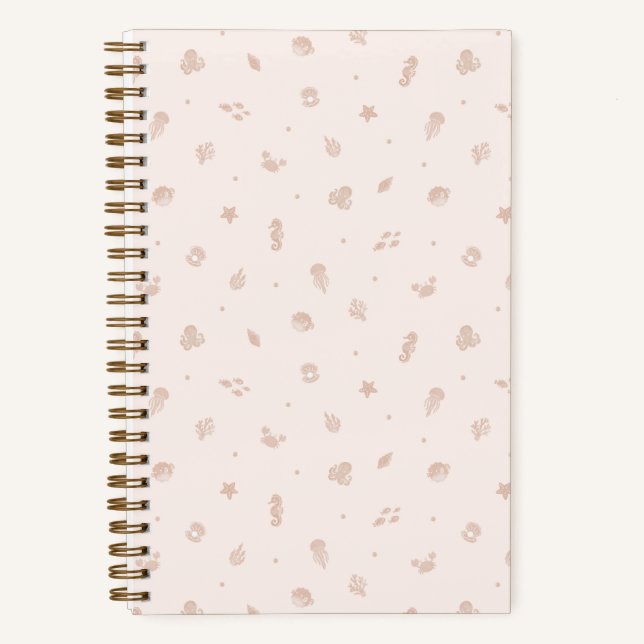 Cuaderno Vida Marina Marfil (Anverso)