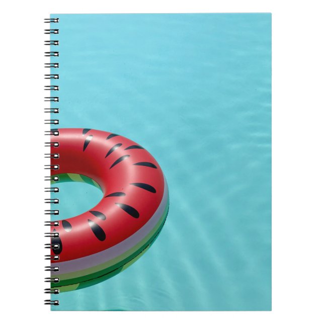 Cuaderno Vida roja y verde en la piscina (Frente)