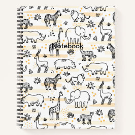 Cuaderno Vida silvestre zoológico