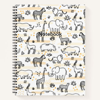 Cuaderno Vida silvestre zoológico