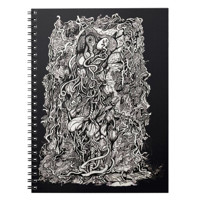 Cuaderno Vida sin piel de Brian Benson Notebook (Frente)