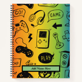 Cuaderno Videojuego moderno Patten Colorful