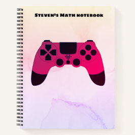 Cuaderno Videojuegos del controlador de juegos Nerd Gamer