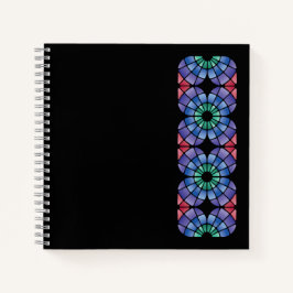Cuaderno Vidrio de colores (lineal - medianoche)