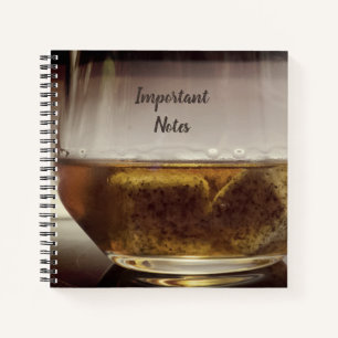 Cuaderno Vidrio frío en Whiskey
