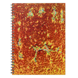 Cuaderno Vidrio fundido con oro
