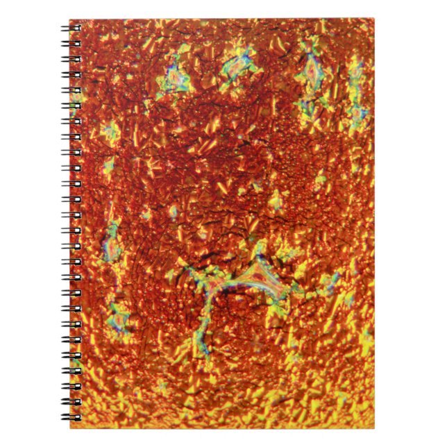 Cuaderno Vidrio fundido con oro (Frente)