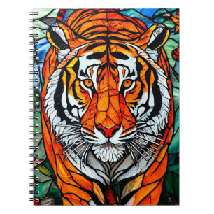 Cuaderno Vidrio teñido de tigre